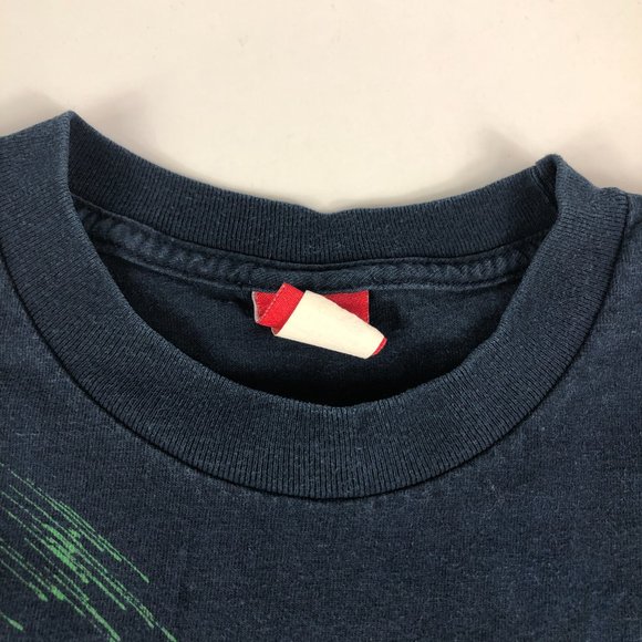 Vintage Element Skateboards Shirt Boys Extra Large Black Faded Shoulder Logo Tee - Picture 3 of 10